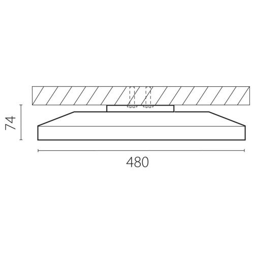 Светильник светодиодный настенно-потолочный Arco Eco Lightstar 225751 фото 2