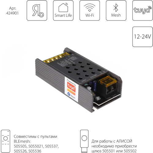 424901 Контроллер для светодиодной ленты LIGHTSTAR 1 цвет CW 240W
