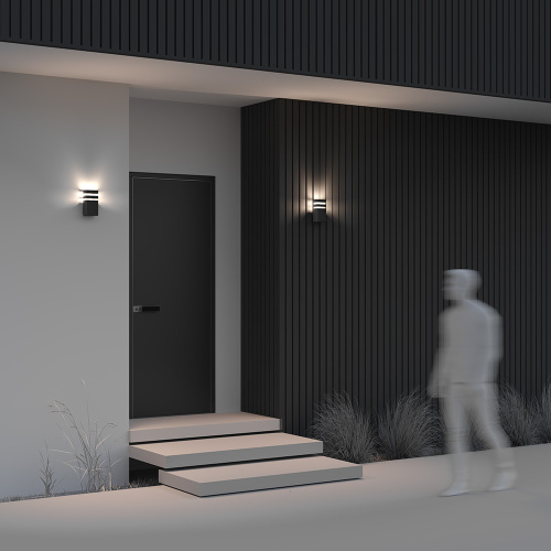 Уличный настенный светильник Outdoor O578WL-01B фото 7