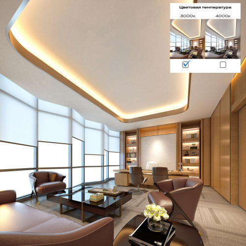 ST018.308.20 Светодиодная лента COB 8Вт/м 3000К 810Лм/м Ra>90 IP20 L5000xW8 24В Светодиодные ленты фото 2