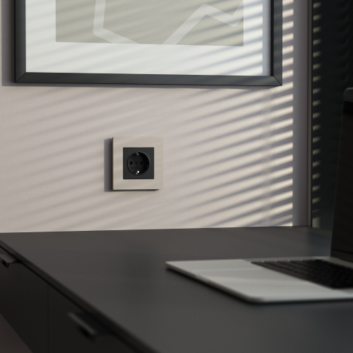 W0012917/ Рамка на 1 пост Slab (дымчатый софт) W0012917 фото 2