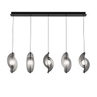 Подвесной светильник MD24030035-5B black/smoky