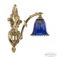Бра бронзовые с хрусталём 7211B15/1/210 G P2 D Clear-Blue/H-1K