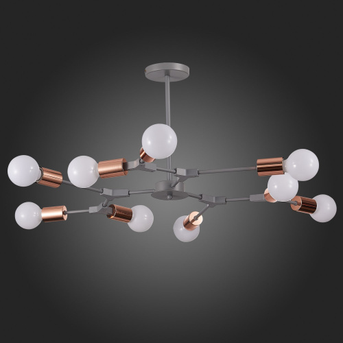 SLE106403-09 Светильник потолочный Серый, Розовое золото E27 9*60W PALARE фото 6