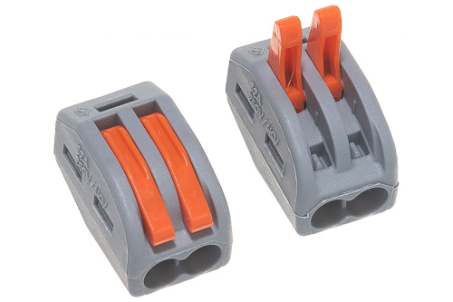 Cтроительно-монтажная клемма 2-проводная STEKKER, LD222-412 (5 штук в упаковке) фото 2