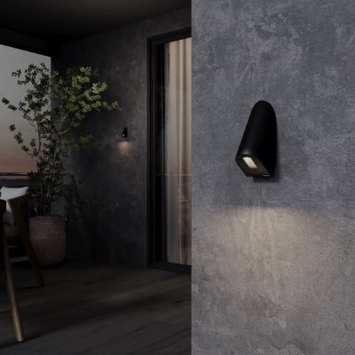 Уличная светодиодная подсветка для лестниц и дорожек 35168/D черный фото 2