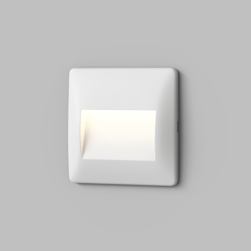 Светильник встраиваемый в стену HELM, IP65, LED 3000K, 2.5 Вт, белый, пластик фото 5