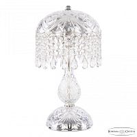 Настольная лампа хрустальная 14781L1/22 Ni Bohemia Ivele Crystal (Богемия Ивеле Кристалл)