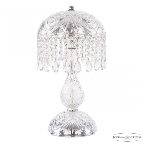 Настольная лампа хрустальная 14781L1/22 Ni Bohemia Ivele Crystal (Богемия Ивеле Кристалл) Настольная лампа хрустальная 14781L1/22 Ni Bohemia Ivele Crystal (Богемия Ивеле Кристалл)