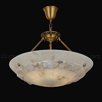 Люстра Cloyd TELEMACH C6 / Ø60 см - алебастр - латунь (арт.12347)