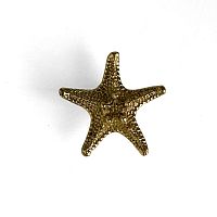 Ручка-кнопка MOS006 brass