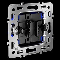 Механизм выключателя с самовозвратом одноклавишного 10А, S70 Voltum VLS0106M