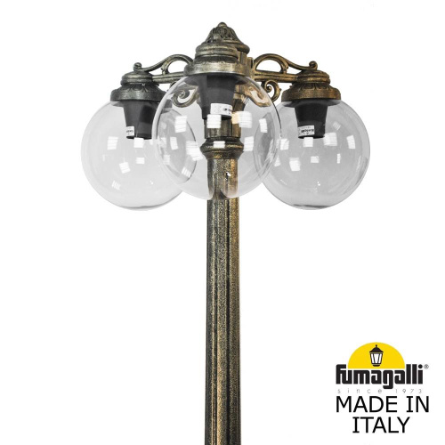 Fumagalli Садово-парковый фонарь FUMAGALLI RICU BISSO/G250 3L DN G25.157.S30.BZE27DN фото 2