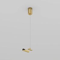 TR5717-SB Подвод питания для подвесного монтажа трека SHINE BASE, 48V DC, IP20, 2м, сатинированная латунь, алюминий