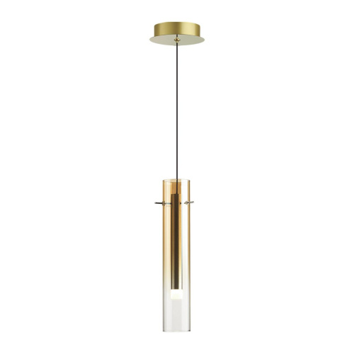 5062/5LB PENDANT ODL24 383 золотой/янтарный/металл/стекло Подвес LED 5W 3000K SHINY 5062/5LB PENDANT ODL24 383 золотой/янтарный/металл/стекло Подвес LED 5W 3000K SHINY