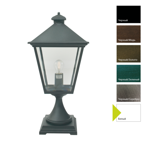 Фонарь-пьедестал Norlys, LONDON BIG W (Белый) Фонарь-пьедестал Norlys, LONDON BIG W (Белый)