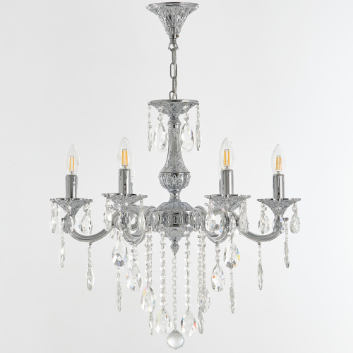 Люстра с хрустальными подвесками AL78101/6/175 B NW Bohemia Ivele Crystal (Богемия Ивеле Кристалл) фото 2 Люстра с хрустальными подвесками AL78101/6/175 B NW Bohemia Ivele Crystal (Богемия Ивеле Кристалл) фото 2