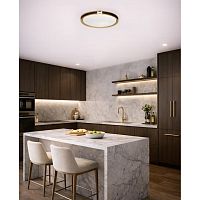 7667/EL COLOR SN 132 Светильник пластик/черн/золот LED 70Вт 3000-6000К D505 IP43 пульт ДУ FAVEMO BLACK
