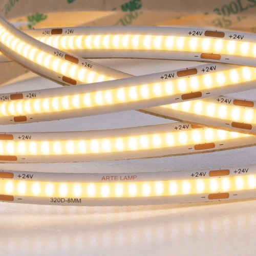 Светодиодная лента 24V 10W/m 3000К 5м Arte Lamp LANE A2432008-01-3K фото 3