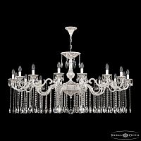 Люстра с хрустальными подвесками AL78104/16/550 A WMG Bohemia Ivele Crystal (Богемия Ивеле Кристалл)