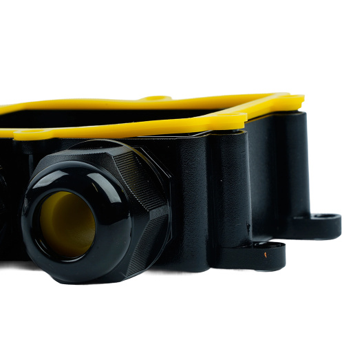 Распределительная коробка STEKKER LD552, количество вводов: 4, поликарбонат, нейлон, цвет черный, размер 114,4*106,7*35,3мм. фото 4