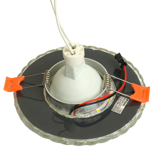 Светильник встраиваемый с белой LED подсветкой Feron CD938 потолочный MR16 G5.3 прозрачный фото 5