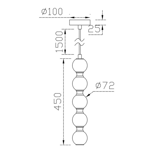 Подвесной светильник Adeline FL1201-5P фото 2 Подвесной светильник Adeline FL1201-5P фото 2