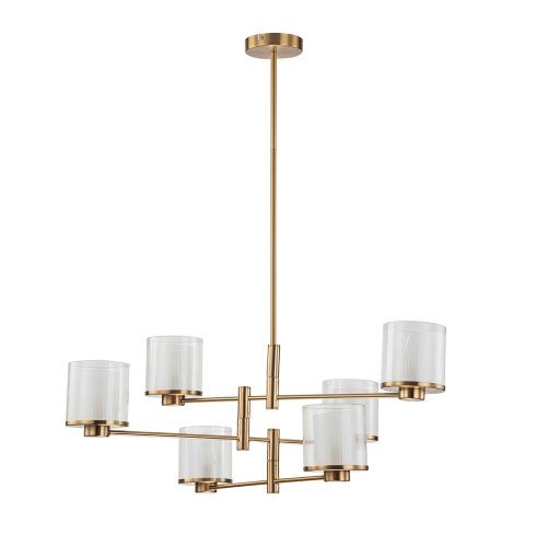 Светильник на штанге 13023/6R Brass фото 4