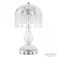 Настольная лампа хрустальная 14781L1/22 Ni Drops Bohemia Ivele Crystal (Богемия Ивеле Кристалл)