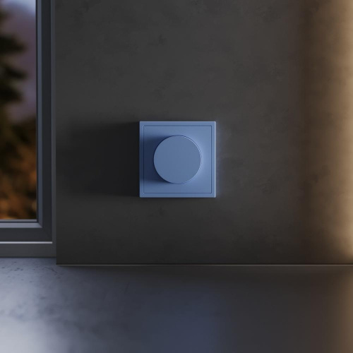 Накладка для светорегулятора поворотно-нажимного, S70 (деним) Voltum VLS002015