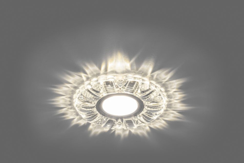 Светильник встраиваемый с белой LED подсветкой Feron CD921 потолочный MR16 G5.3 прозрачный фото 2