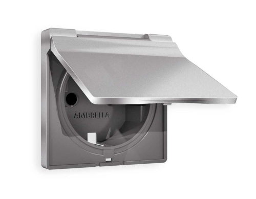 Лицевая панель розетки AMBRELLA VOLT AP5080