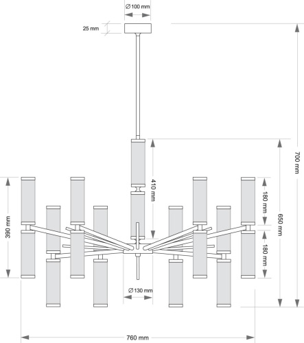 Подвесной светильник KUTEK SALETTO SAL-ZW-8(Z) фото 3