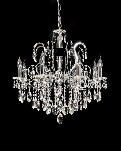 Хрустальная подвесная люстра Lumina Deco Daniella LDP 9123-8 фото 3 Хрустальная подвесная люстра Lumina Deco Daniella LDP 9123-8 фото 3