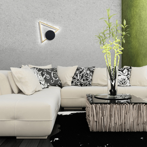 Настенный светильник Escada 10270/1 LED 13W Gold/Black фото 2 Настенный светильник Escada 10270/1 LED 13W Gold/Black фото 2