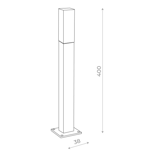 SL101.705.01 Светильник уличный наземный ST-Luce Серый/Белый LED 1*3W 4000K VIVO фото 2