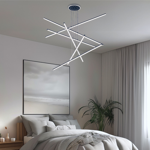 Citilux Trent CL203761 LED Люстра подвесная с пультом Чёрная фото 14 Citilux Trent CL203761 LED Люстра подвесная с пультом Чёрная фото 14