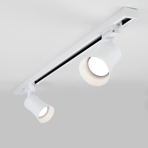 Трековый светильник для однофазного шинопровода Vetro GU10 Белый (1 шт.) MRL 1001 фото 2