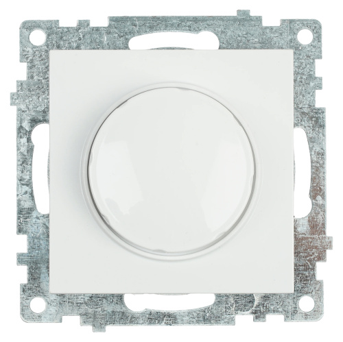 Выключатель диммирующий TRIAC(механизм), STEKKER GLS10-7106-01, 250V, 500W, серия Катрин, белый