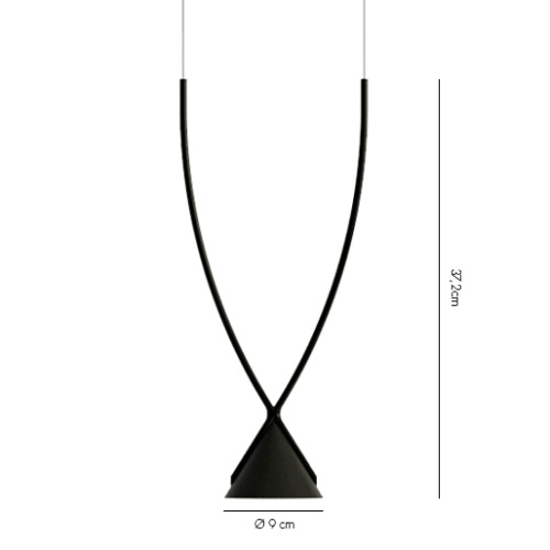 Подвесной светильник Jewel 1 black фото 2