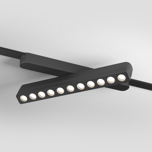 DK5338-BK Светильник для трека Air, серия Grill 4000 со светодиодом, L230*W26*H60мм, 48V DC, 12W, RA?90, 36°, 4000K, IP20, черный, алюминий фото 6