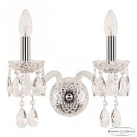 Бра хрустальные 107B/2/141 Ni Bohemia Ivele Crystal (Богемия Ивеле Кристалл)