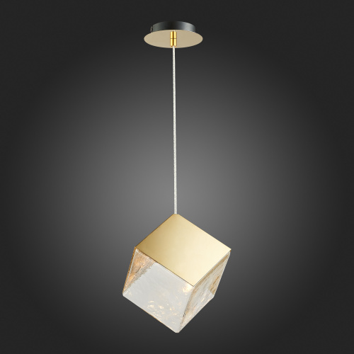 SL1182.203.01 Подвес ST-Luce Золотистый/Прозрачный, Золотистый G9 1*5W RIELLO фото 4