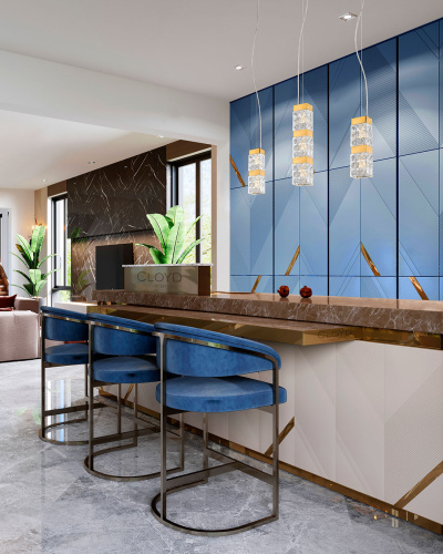 Подвесной светильник Cloyd CORUND-A P3 / выс. 45 см - латунь (арт.10683) Подвесной светильник Cloyd CORUND-A P3 / выс. 45 см - латунь (арт.10683)