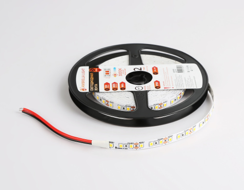 Светодиодная лента 12В 2835 120Led 9.6Вт/м 3000K IP20 5м фото 7