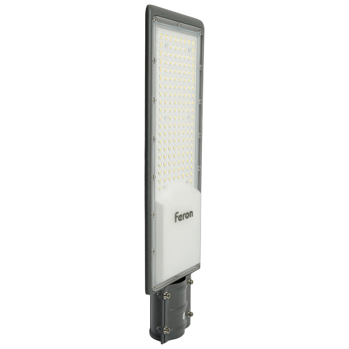 Светодиодный уличный консольный светильник Feron SP3035 120W 6400K 230V, серый фото 4
