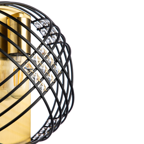 Настенный светильник 10001/1W Black фото 3