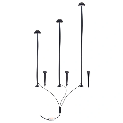 Грунтовый светильник Arte Lamp MOTUS A1081PA-3BK Грунтовый светильник Arte Lamp MOTUS A1081PA-3BK