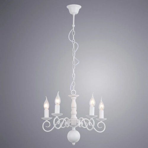 Подвесная люстра Arte Lamp ISABEL A1129LM-5WH фото 2 Подвесная люстра Arte Lamp ISABEL A1129LM-5WH фото 2