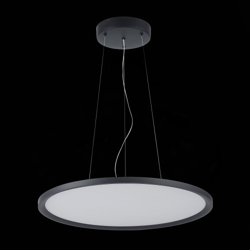 ST602.443.56 Светильник подвесной Черный LED 1*56W 4000K 5 040Lm Ra>80 120 IP20 D600xH36 185-265V Подвесные светильники фото 4